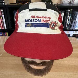 Molson Indy Racing rare vintage 5th anniversary stretch hat 1991 Painter Hat